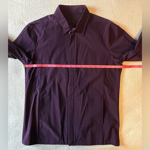 Comme Ca du Mode formal shirt. Plum Purple. Size 3 - Picture 3 of 10